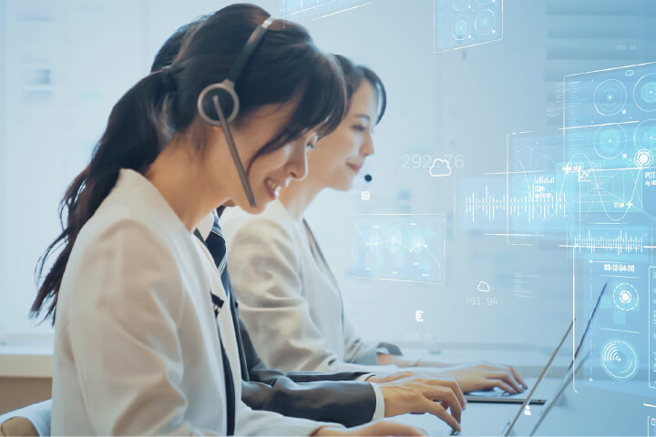 AI×人によるコンタクトセンター運営代行